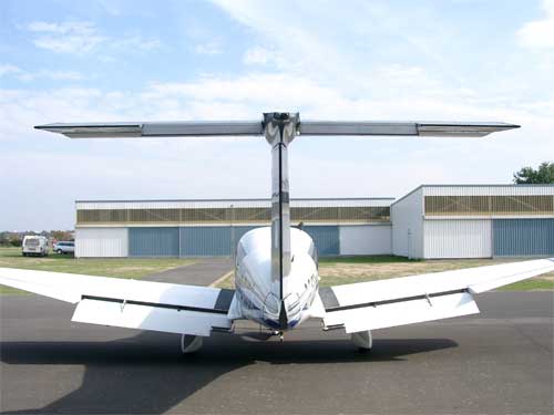 Die Robin 3000 D-EJSC von hinten